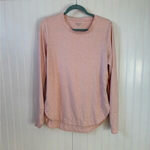 Athleta Women's Light Pink Long Sleeve Top